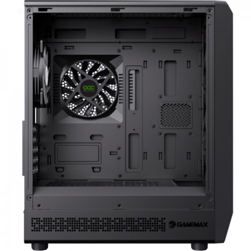 Корпус GAMEMAX Forge COC Tempered Glass без БЖ Black купити з перевіркою сумісності: огляд, характеристики, ціна у Києві, Львові, Вінниці, Хмельницькому, Івано-Франківську, Україні | інтернет-магазин TELEMART.UA фото