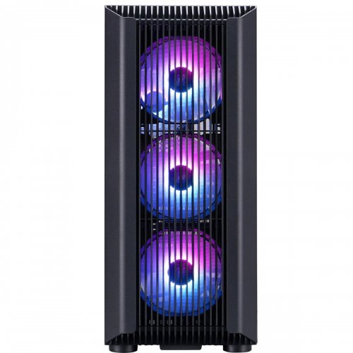 Корпус 1stPlayer H6-BK-4F7 без БЖ Black купити з перевіркою сумісності: огляд, характеристики, ціна у Києві, Львові, Вінниці, Хмельницькому, Івано-Франківську, Україні | інтернет-магазин TELEMART.UA фото