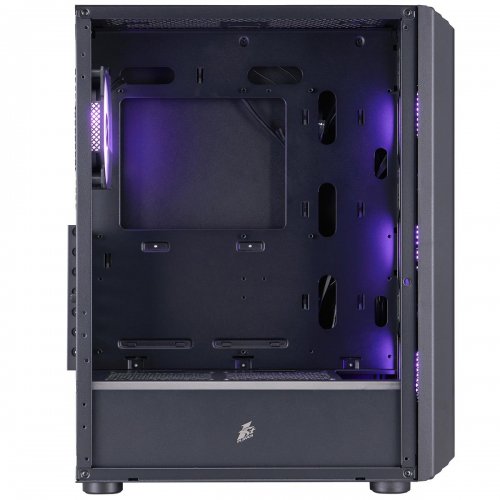 Корпус 1stPlayer H6-BK-4F7 без БЖ Black купити з перевіркою сумісності: огляд, характеристики, ціна у Києві, Львові, Вінниці, Хмельницькому, Івано-Франківську, Україні | інтернет-магазин TELEMART.UA фото