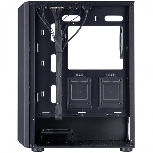 Корпус 1stPlayer H6-BK-4F7 без БЖ Black купити з перевіркою сумісності: огляд, характеристики, ціна у Києві, Львові, Вінниці, Хмельницькому, Івано-Франківську, Україні | інтернет-магазин TELEMART.UA фото