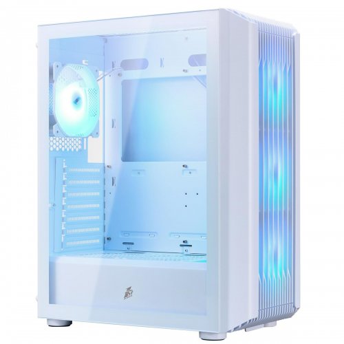 Купить Корпус 1stPlayer H6-WH-4F7-W без БП White с проверкой совместимости: обзор, характеристики, цена в Киеве, Днепре, Одессе, Харькове, Украине | интернет-магазин TELEMART.UA фото
