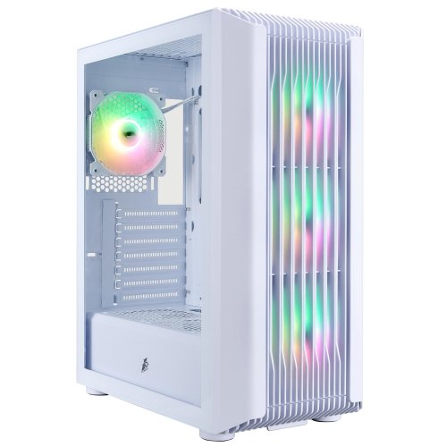Купить Корпус 1stPlayer H6-WH-4F7-W без БП White с проверкой совместимости: обзор, характеристики, цена в Киеве, Днепре, Одессе, Харькове, Украине | интернет-магазин TELEMART.UA фото