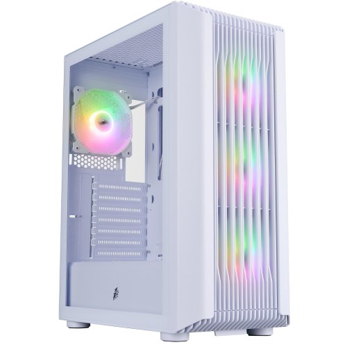 Купить Корпус 1stPlayer H6-WH-4F7-W без БП White с проверкой совместимости: обзор, характеристики, цена в Киеве, Днепре, Одессе, Харькове, Украине | интернет-магазин TELEMART.UA фото