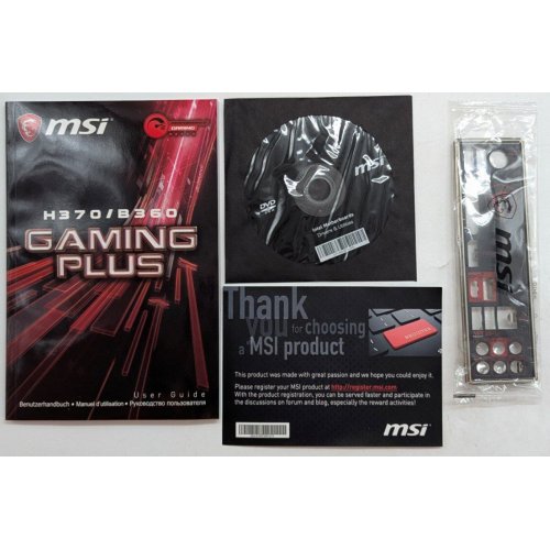 Материнська плата MSI H370 GAMING PLUS (s1151-v2, Intel H370) (Відновлено продавцем, 766432) купити з перевіркою сумісності: огляд, характеристики, ціна у Києві, Львові, Вінниці, Хмельницькому, Івано-Франківську, Україні | інтернет-магазин TELEMART.UA фото