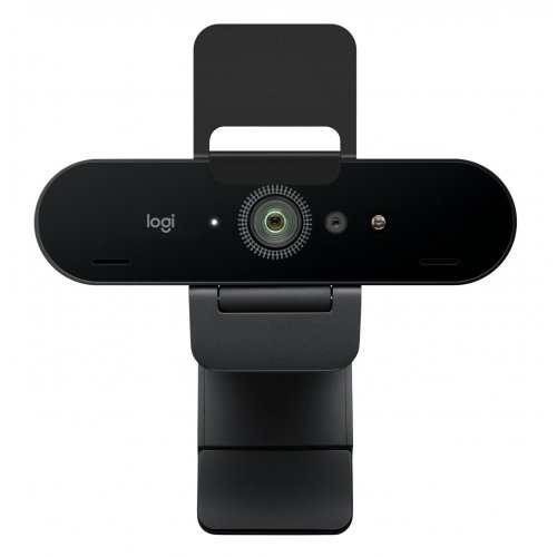 Купити Веб-камера Logitech Brio 4К (960-001718) Graphite - ціна в Києві, Львові, Вінниці, Хмельницькому, Франківську, Україні | інтернет-магазин TELEMART.UA фото