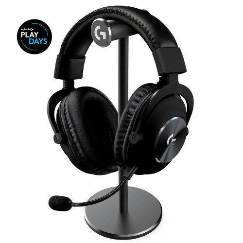 Навушники Logitech PRO X Gaming with Stand (991-000358) Black купити в Україні: Київ, Львів, Хмельницький, Тернопіль | Низька ціна, відгуки, характеристики від TELEMART фото