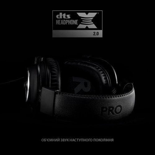 Купить Наушники Logitech PRO X Gaming with Stand (991-000358) Black - цена в Харькове, Киеве, Днепре, Одессе
в интернет-магазине Telemart фото