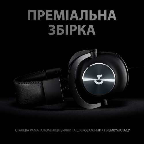 Купить Наушники Logitech PRO X Gaming with Stand (991-000358) Black - цена в Харькове, Киеве, Днепре, Одессе
в интернет-магазине Telemart фото