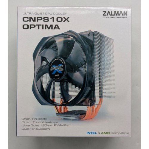 Купить Кулер Zalman CNPS10X Optima (Восстановлено продавцом, 766439) с проверкой совместимости: обзор, характеристики, цена в Киеве, Днепре, Одессе, Харькове, Украине | интернет-магазин TELEMART.UA фото