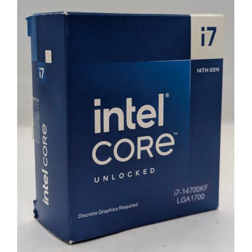 Купить Процессор Intel Core i7-14700KF 3.4(5.6)GHz 33MB s1700 Box (BX8071514700KF) (Восстановлено продавцом, 766460) с проверкой совместимости: обзор, характеристики, цена в Киеве, Днепре, Одессе, Харькове, Украине | интернет-магазин TELEMART.UA фото