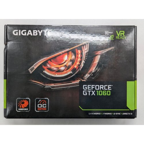 Купить Видеокарта Gigabyte GeForce GTX 1060 WindForce 2X OC 6144MB (GV-N1060WF2OC-6GD) (Восстановлено продавцом, 766465) с проверкой совместимости: обзор, характеристики, цена в Киеве, Днепре, Одессе, Харькове, Украине | интернет-магазин TELEMART.UA фото