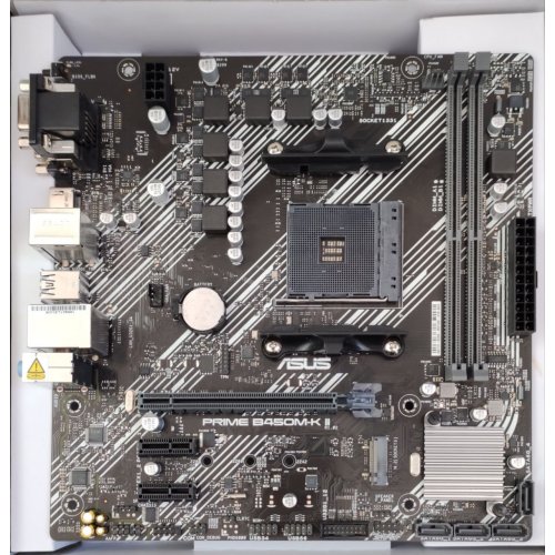 Уцінка материнська плата Asus PRIME B450M-K II (sAM4, AMD B450) (Сліди використання, 766467) купити з перевіркою сумісності: огляд, характеристики, ціна у Києві, Львові, Вінниці, Хмельницькому, Івано-Франківську, Україні | інтернет-магазин TELEMART.UA фото