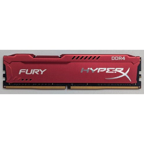 Озп Kingston DDR4 16GB 2933Mhz HyperX Fury Red (HX429C17FR/16) (Відновлено продавцем, 766561) купити з перевіркою сумісності: огляд, характеристики, ціна у Києві, Львові, Вінниці, Хмельницькому, Івано-Франківську, Україні | інтернет-магазин TELEMART.UA фото