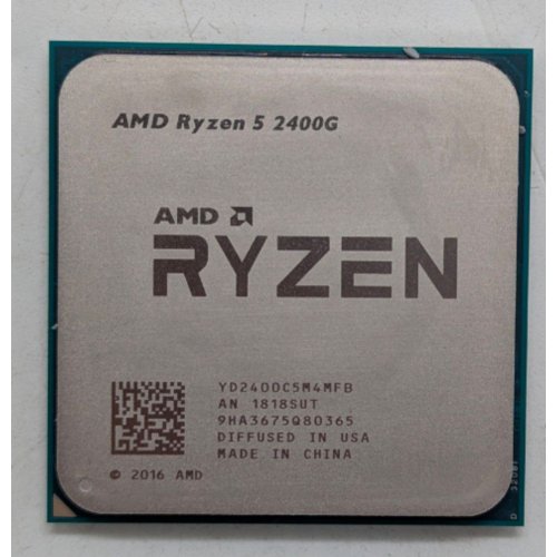 Купить Процессор AMD Ryzen 5 2400G 3.6(3.9)GHz sAM4 Box (YD2400C5FBBOX) (Восстановлено продавцом, 766580) с проверкой совместимости: обзор, характеристики, цена в Киеве, Днепре, Одессе, Харькове, Украине | интернет-магазин TELEMART.UA фото