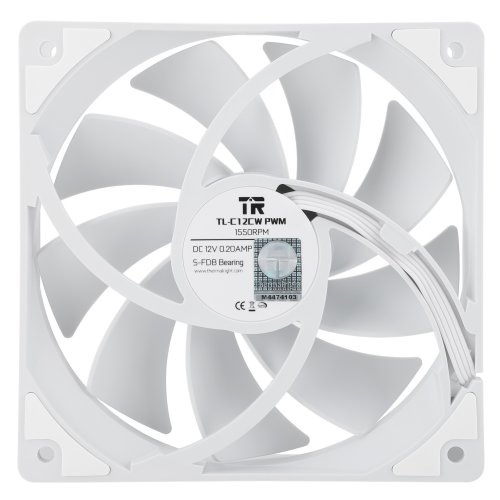 Купить Кулер для корпуса Thermalright TL-C12C White с проверкой совместимости: обзор, характеристики, цена в Киеве, Днепре, Одессе, Харькове, Украине | интернет-магазин TELEMART.UA фото