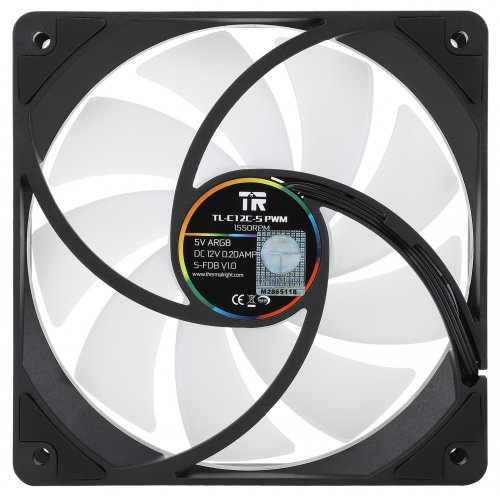 Кулер для корпуса Thermalright TL-C12C-S Black купити з перевіркою сумісності: огляд, характеристики, ціна у Києві, Львові, Вінниці, Хмельницькому, Івано-Франківську, Україні | інтернет-магазин TELEMART.UA фото