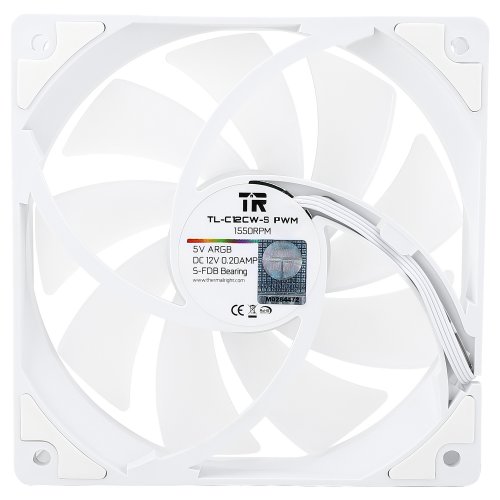 Купить Кулер для корпуса Thermalright TL-C12C-S White с проверкой совместимости: обзор, характеристики, цена в Киеве, Днепре, Одессе, Харькове, Украине | интернет-магазин TELEMART.UA фото