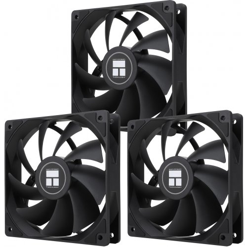 Набір кулерів для корпусу Thermalright TL-C12C 3 in 1 Black купити з перевіркою сумісності: огляд, характеристики, ціна у Києві, Львові, Вінниці, Хмельницькому, Івано-Франківську, Україні | інтернет-магазин TELEMART.UA фото