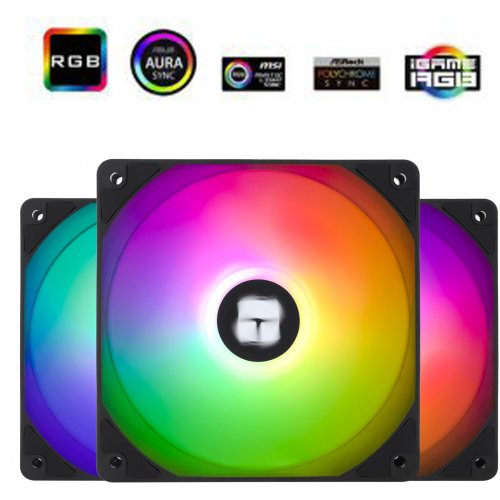 Купить Набор кулеров для корпуса Thermalright TL-C12C-S 3 in 1 Black с проверкой совместимости: обзор, характеристики, цена в Киеве, Днепре, Одессе, Харькове, Украине | интернет-магазин TELEMART.UA фото
