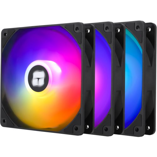 Купить Набор кулеров для корпуса Thermalright TL-C12C-S 3 in 1 Black с проверкой совместимости: обзор, характеристики, цена в Киеве, Днепре, Одессе, Харькове, Украине | интернет-магазин TELEMART.UA фото