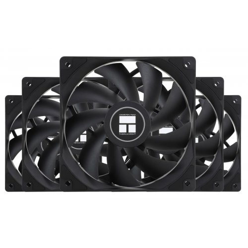 Набор кулеров для корпуса Thermalright TL-C12C 5 in 1 Black купити з перевіркою сумісності: огляд, характеристики, ціна у Києві, Львові, Вінниці, Хмельницькому, Івано-Франківську, Україні | інтернет-магазин TELEMART.UA фото