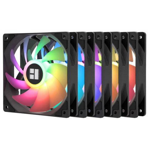 Купить Набор кулеров для корпуса Thermalright TL-C12C-S 5 in 1 Black с проверкой совместимости: обзор, характеристики, цена в Киеве, Днепре, Одессе, Харькове, Украине | интернет-магазин TELEMART.UA фото