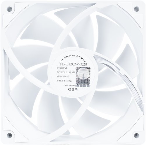 Купить Кулер для корпуса Thermalright TL-C12C-X28 White с проверкой совместимости: обзор, характеристики, цена в Киеве, Днепре, Одессе, Харькове, Украине | интернет-магазин TELEMART.UA фото