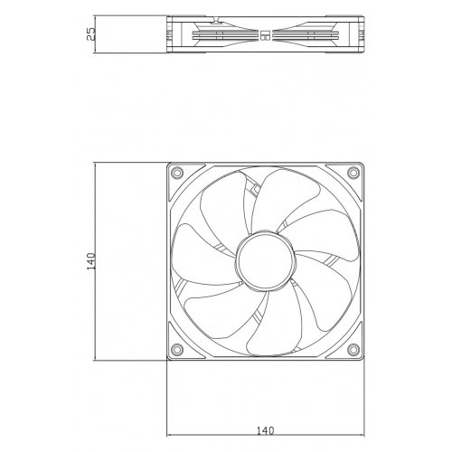 Кулер для корпуса Thermalright TL-C14C-S White купити з перевіркою сумісності: огляд, характеристики, ціна у Києві, Львові, Вінниці, Хмельницькому, Івано-Франківську, Україні | інтернет-магазин TELEMART.UA фото