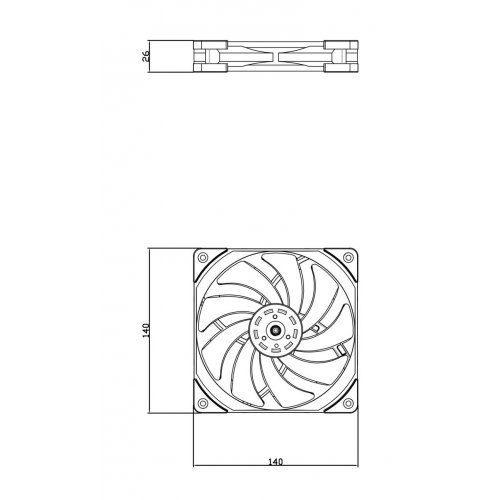 Купить Кулер для корпуса Thermalright TL-C14X Grey с проверкой совместимости: обзор, характеристики, цена в Киеве, Днепре, Одессе, Харькове, Украине | интернет-магазин TELEMART.UA фото