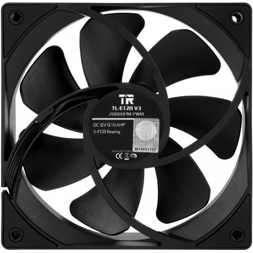 Купить Кулер для корпуса Thermalright TL-E12 V3 Black с проверкой совместимости: обзор, характеристики, цена в Киеве, Днепре, Одессе, Харькове, Украине | интернет-магазин TELEMART.UA фото