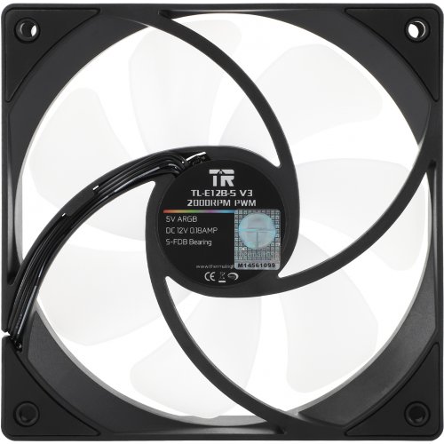 Кулер для корпуса Thermalright TL-E12-S V3 Black купити з перевіркою сумісності: огляд, характеристики, ціна у Києві, Львові, Вінниці, Хмельницькому, Івано-Франківську, Україні | інтернет-магазин TELEMART.UA фото