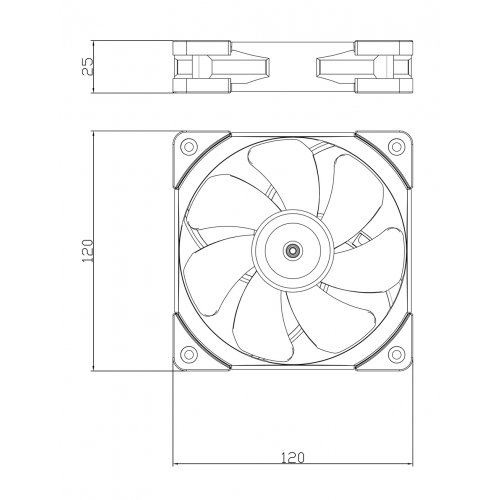 Купить Кулер для корпуса Thermalright TL-E12-S V3 White с проверкой совместимости: обзор, характеристики, цена в Киеве, Днепре, Одессе, Харькове, Украине | интернет-магазин TELEMART.UA фото