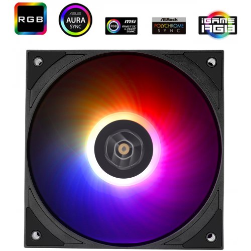 Кулер для корпуса Thermalright TL-H12015-S Black купити з перевіркою сумісності: огляд, характеристики, ціна у Києві, Львові, Вінниці, Хмельницькому, Івано-Франківську, Україні | інтернет-магазин TELEMART.UA фото