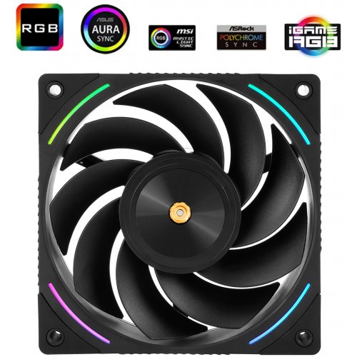 Кулер для корпуса Thermalright TL-K12R Black купити з перевіркою сумісності: огляд, характеристики, ціна у Києві, Львові, Вінниці, Хмельницькому, Івано-Франківську, Україні | інтернет-магазин TELEMART.UA фото