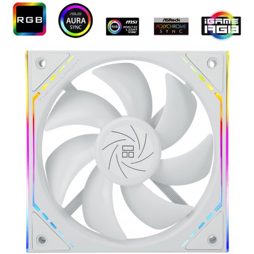 Кулер для корпуса Thermalright TL-M12 White купити з перевіркою сумісності: огляд, характеристики, ціна у Києві, Львові, Вінниці, Хмельницькому, Івано-Франківську, Україні | інтернет-магазин TELEMART.UA фото