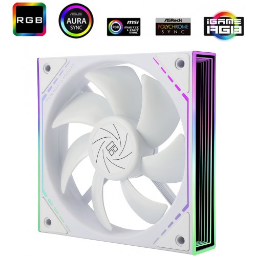 Кулер для корпуса Thermalright TL-M12 White купити з перевіркою сумісності: огляд, характеристики, ціна у Києві, Львові, Вінниці, Хмельницькому, Івано-Франківську, Україні | інтернет-магазин TELEMART.UA фото