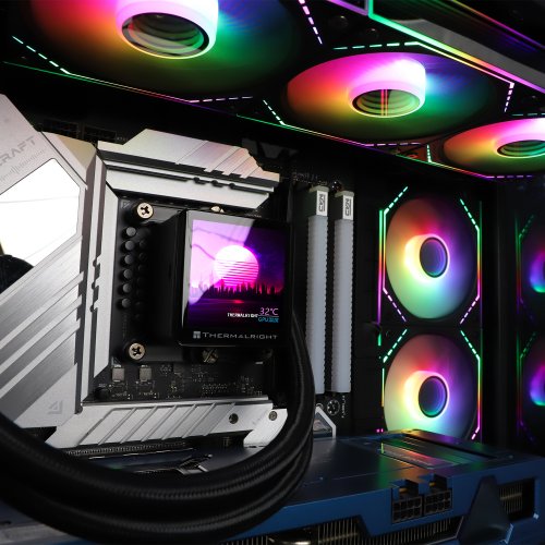 Кулер для корпуса Thermalright TL-M12-S Black купити з перевіркою сумісності: огляд, характеристики, ціна у Києві, Львові, Вінниці, Хмельницькому, Івано-Франківську, Україні | інтернет-магазин TELEMART.UA фото