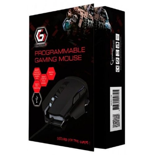 Купити Миша Gembird MUSG-06 Black - ціна в Києві, Львові, Вінниці, Хмельницькому, Франківську, Україні | інтернет-магазин TELEMART.UA фото