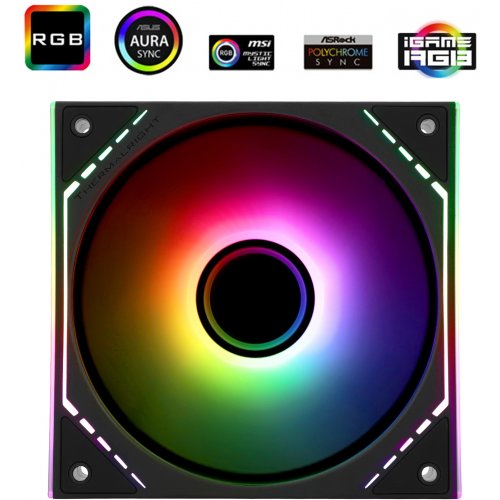 Кулер для корпуса Thermalright TL-M12R-S Black купити з перевіркою сумісності: огляд, характеристики, ціна у Києві, Львові, Вінниці, Хмельницькому, Івано-Франківську, Україні | інтернет-магазин TELEMART.UA фото