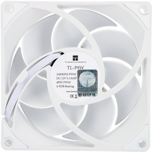 Кулер для корпуса Thermalright TL-P9 White купити з перевіркою сумісності: огляд, характеристики, ціна у Києві, Львові, Вінниці, Хмельницькому, Івано-Франківську, Україні | інтернет-магазин TELEMART.UA фото