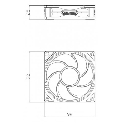 Кулер для корпуса Thermalright TL-P9 White купити з перевіркою сумісності: огляд, характеристики, ціна у Києві, Львові, Вінниці, Хмельницькому, Івано-Франківську, Україні | інтернет-магазин TELEMART.UA фото