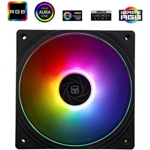 Кулер для корпуса Thermalright TL-S12-S Black купити з перевіркою сумісності: огляд, характеристики, ціна у Києві, Львові, Вінниці, Хмельницькому, Івано-Франківську, Україні | інтернет-магазин TELEMART.UA фото