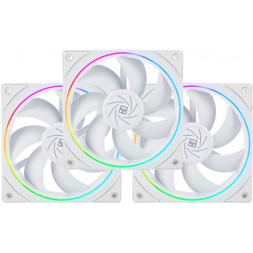 Набір кулерів для корпусу Thermalright TL-S12 3 in 1 White купити з перевіркою сумісності: огляд, характеристики, ціна у Києві, Львові, Вінниці, Хмельницькому, Івано-Франківську, Україні | інтернет-магазин TELEMART.UA фото