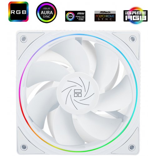 Купить Кулер для корпуса Thermalright TL-S12R White с проверкой совместимости: обзор, характеристики, цена в Киеве, Днепре, Одессе, Харькове, Украине | интернет-магазин TELEMART.UA фото