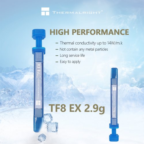 Купити Термопаста Thermalright TF8 EX 2.9g - ціна в Києві, Львові, Вінниці, Хмельницькому, Франківську, Україні | інтернет-магазин TELEMART.UA фото