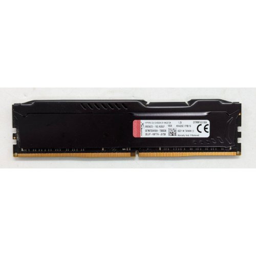 Купить Озу HyperX DDR4 16GB 2933Mhz Fury Black (HX429C17FB/16) (Восстановлено продавцом, 766689) с проверкой совместимости: обзор, характеристики, цена в Киеве, Днепре, Одессе, Харькове, Украине | интернет-магазин TELEMART.UA фото