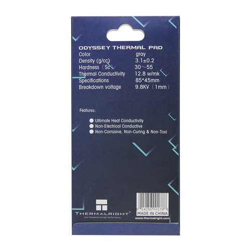 Купить Термопрокладка Thermalright Thermal Pad Extreme Odyssey 85x45x2.5mm - цена в Харькове, Киеве, Днепре, Одессе
в интернет-магазине Telemart фото