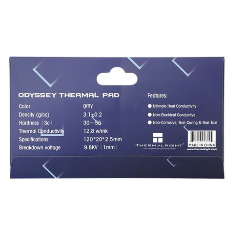 Купити Термопрокладка Thermalright Thermal Pad Extreme Odyssey 120x20x2.5mm - ціна в Києві, Львові, Вінниці, Хмельницькому, Франківську, Україні | інтернет-магазин TELEMART.UA фото