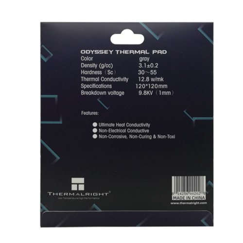 Купити Термопрокладка Thermalright Thermal Pad Extreme Odyssey 120x120x2.5mm - ціна в Києві, Львові, Вінниці, Хмельницькому, Франківську, Україні | інтернет-магазин TELEMART.UA фото