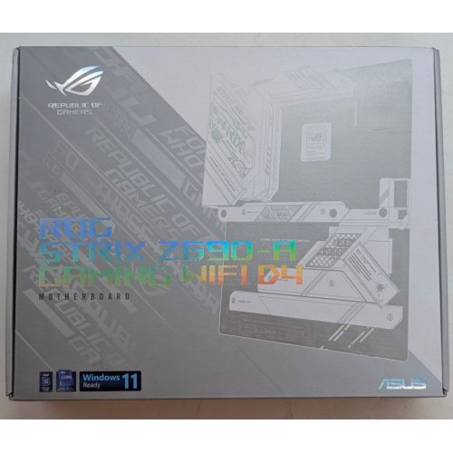 Купить Материнская плата Asus ROG STRIX Z690-A GAMING (WI-FI) D4 (s1700, Intel Z690) (Восстановлено продавцом, 766745) с проверкой совместимости: обзор, характеристики, цена в Киеве, Днепре, Одессе, Харькове, Украине | интернет-магазин TELEMART.UA фото